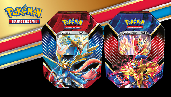 2020 Pokemon TCG Legends of Galar Tin Zamazenta V - US