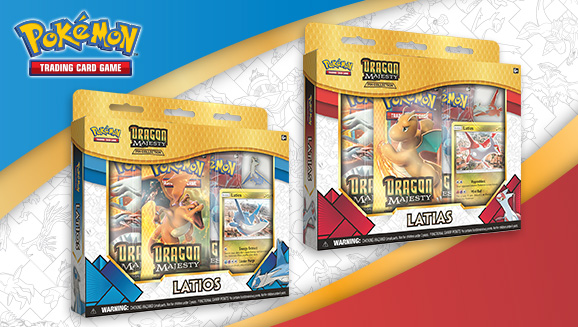 Pokémon TCG: <em>Dragon Majesty</em> Pin Collections—Latias and Latios