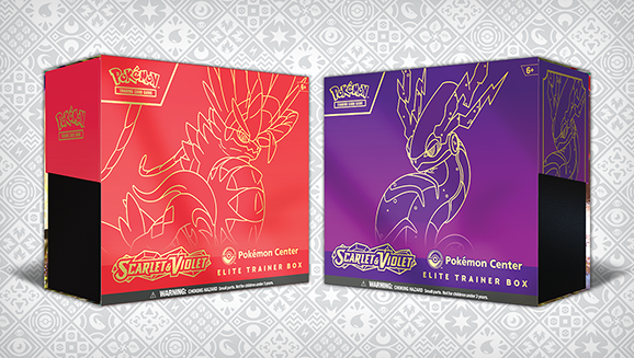 Exclusive Pokémon TCG: Scarlet & Violet Elite Trainer Boxes at the Pokémon Center