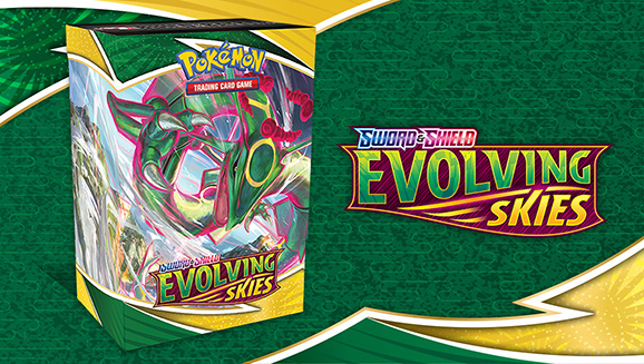 Get the Pokémon TCG: Sword & Shield—Evolving Skies Build & Battle Box Early