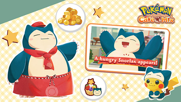 Join Other Players to Recruit Snorlax with Pokémon Café Mix’s New Team Function
