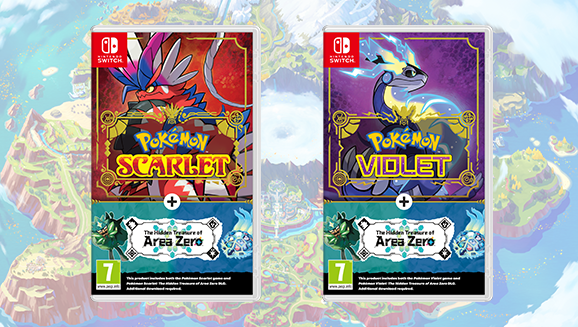 Pokémon Scarlet or Pokémon Violet + DLC Bundles Now Available