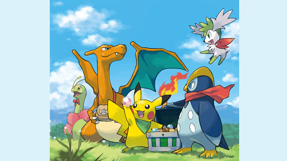 Pokémon Mystery Dungeon: Explorers of Sky art