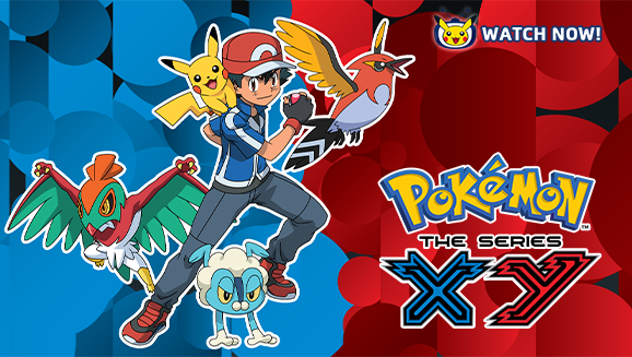 Pokemon Pikachu and Pokemon Trainer Ash Use the Kalos Pokedex and