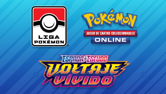 Consigue recompensas de Espada y Escudo-Voltaje Vívido de JCC Pokémon en los eventos de la Liga en Casa