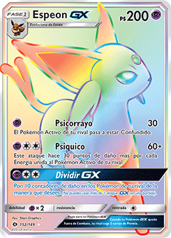 Espeon-GX | Sol y Luna | Base de datos de cartas de JCC