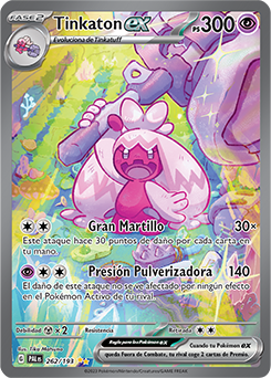Carta Pokémon Original Tinkaton Ex Full Art Evoluções Paldea | MercadoLivre - Foto 4