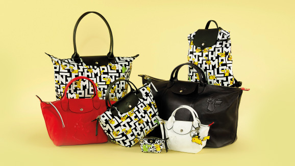 Ya disponible: complementos de moda de Longchamp x Pokémon