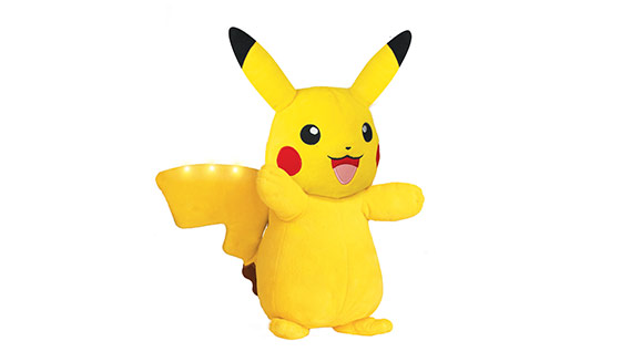 Juega y habla con el peluche de Pikachu en acción de Wicked Cool Toys