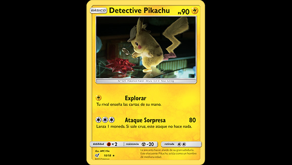 Se revelan más cartas de Detective Pikachu de JCC Pokémon
