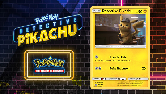 Consigue una carta de JCC Pokémon cuando veas POKÉMON Detective Pikachu