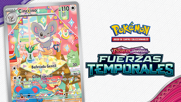 Las mejores cartas competitivas de la expansión Escarlata y Púrpura-Fuerzas Temporales de JCC Pokémon