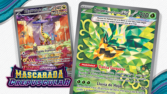 Estrategias de las barajas de Electrofuria ex y Ogerpon Máscara Turquesa ex de JCC Pokémon