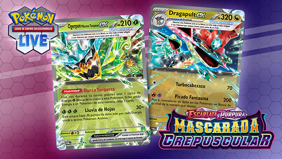 Estrategias para las barajas del pase de combate de Escarlata y Púrpura-Mascarada Crepuscular de JCC Pokémon 