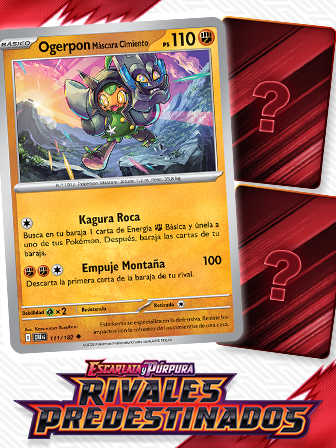 Las cartas de Ogerpon en Rivales Predestinados