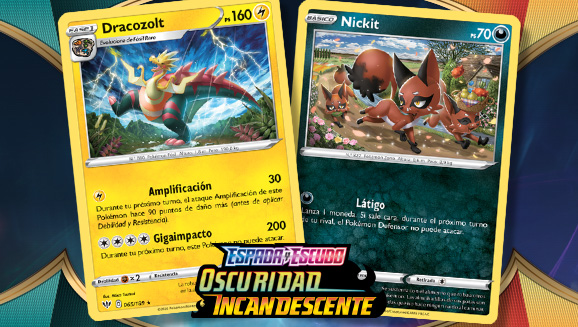 Las ilustraciones de la expansión Espada y Escudo-Oscuridad Incandescente de JCC Pokémon