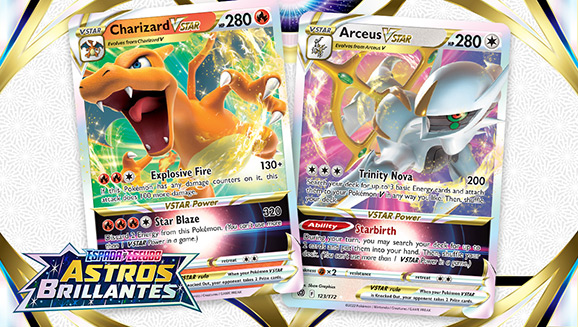 Arceus V-ASTRO, Charizard V-ASTRO y muchos más aterrizan en JCC Pokémon