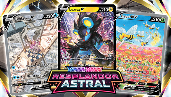 Las ilustraciones de la expansión Espada y Escudo-Resplandor Astral de JCC Pokémon