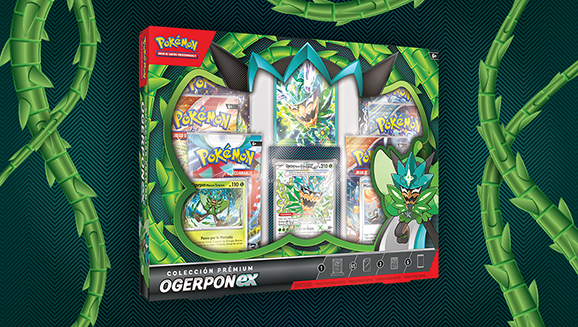 Colección prémium Ogerpon ex de JCC Pokémon