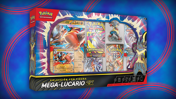 MEGA LUCARIO EX フィギュアコレクション Pokémon TCG: Mega Lucario ex - Figure Collection - Inglés