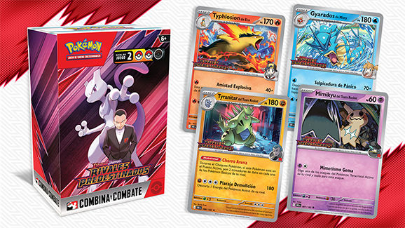 Juega en un evento de Prelanzamiento de Escarlata y Púrpura-Rivales Predestinados de JCC Pokémon