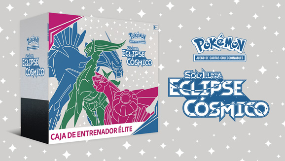 Caja de Entrenador Élite de Sol y Luna-Eclipse Cósmico de JCC Pokémon