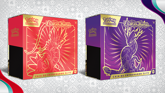 Caja de Entrenador Élite de Escarlata y Púrpura de JCC Pokémon