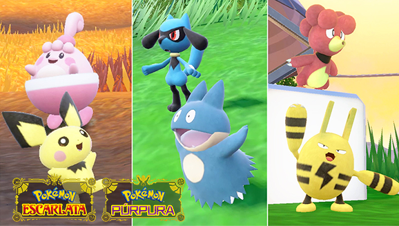 Atrapa Pokémon chiquitos en Pokémon Escarlata y Pokémon Púrpura