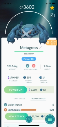 Pokémon GO: TODOS los ataques rápidos y cargados, stats y tipos