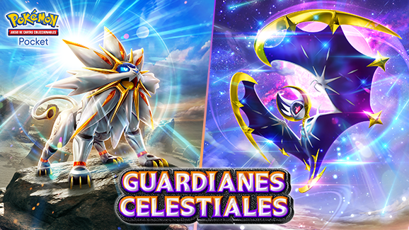 Colecciona cartas de los Pokémon de Alola de la expansión Guardianes Celestiales en JCC Pokémon Pocket