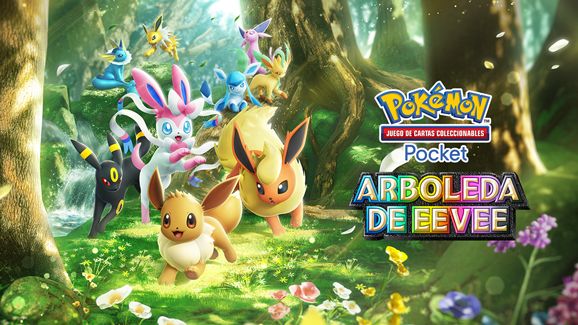 Arboleda de Eevee, la expansión de JCC Pokémon Pocket más adorable