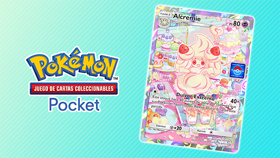 Saborea la victoria con Alcremie en JCC Pokémon Pocket