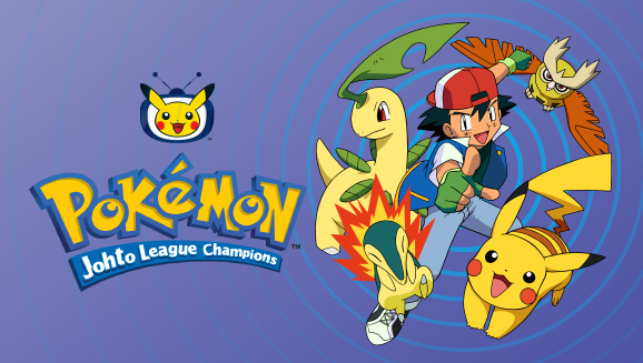 Los episodios de la serie Pokémon Los Campeones de la Liga de Johto, estarán pronto disponibles en TV Pokémon