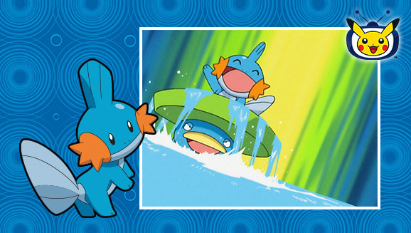 Ve a Mudkip en la serie Pokémon en TV Pokémon