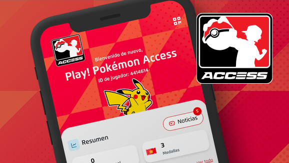 Lleva las noticias del programa de Play! Pokémon a tu teléfono con la aplicación Play! Pokémon Access