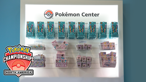 Sistema de reservas para la tienda temporal de Pokémon Center en el Campeonato Internacional de Norteamérica