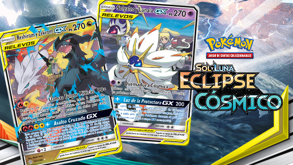 Pokémon-GX y Entrenadores se unen en Sol y Luna-Eclipse Cósmico de JCC Pokémon