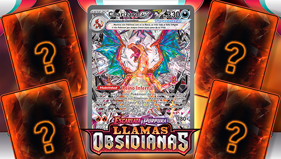 Dale un primer vistazo a Charizard ex, Mawile y mucho más en Escarlata y Púrpura-Llamas Obsidianas de JCC Pokémon