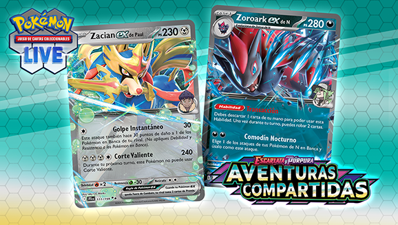 Estrategias para los mazos del pase de combate de Escarlata y Púrpura-Aventuras Compartidas de JCC Pokémon