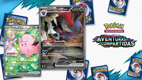 Las cartas competitivas más destacadas de Escarlata y Púrpura-Aventuras Compartidas de JCC Pokémon