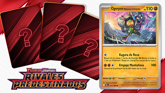 Las cartas de Ogerpon en Rivales Predestinados