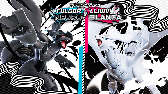 Escarlata y Púrpura-Fulgor Negro y Escarlata y Púrpura-Llama Blanca de JCC Pokémon ya están disponibles