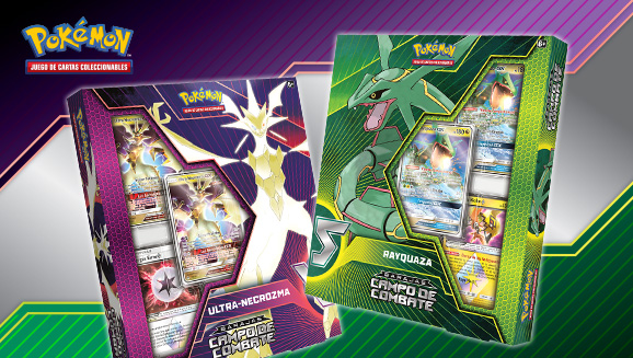 Barajas Campo de Combate de JCC Pokémon: Rayquaza-GX vs. Ultra-Necrozma-GX