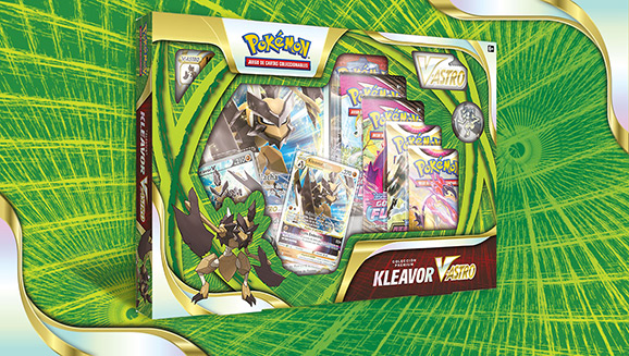 Colección premium Kleavor V-ASTRO de JCC Pokémon