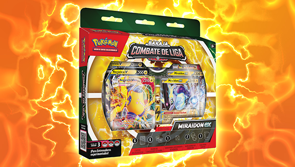 Baraja Combate de Liga de Miraidon ex de JCC Pokémon | Pokemon.com