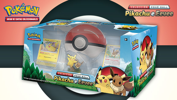 Colección Poké Ball Pikachu e Eevee de JCC Pokémon