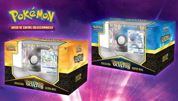 Colecciones Poké Ball Zoroark-GX variocolor y Metagross-GX variocolor de Destinos Ocultos de JCC Pokémon