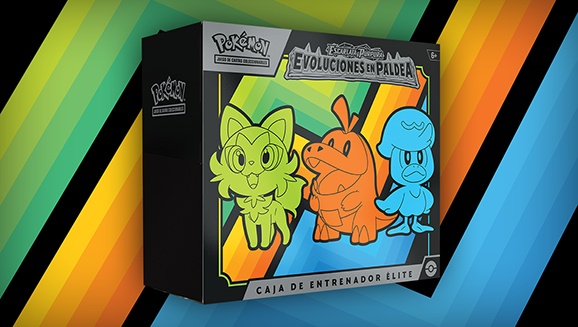 Caja de Entrenador Élite de Escarlata y Púrpura-Evoluciones en Paldea de JCC Pokémon