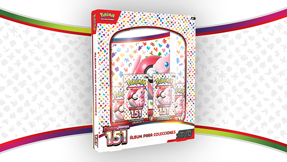 Álbum para colecciones de Escarlata y Púrpura-151 de JCC Pokémon