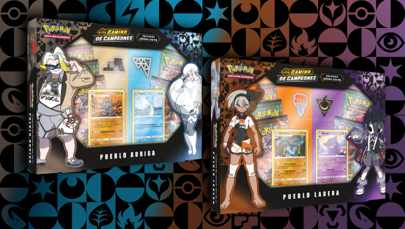 Colección especial con pin de Camino de Campeones de JCC Pokémon